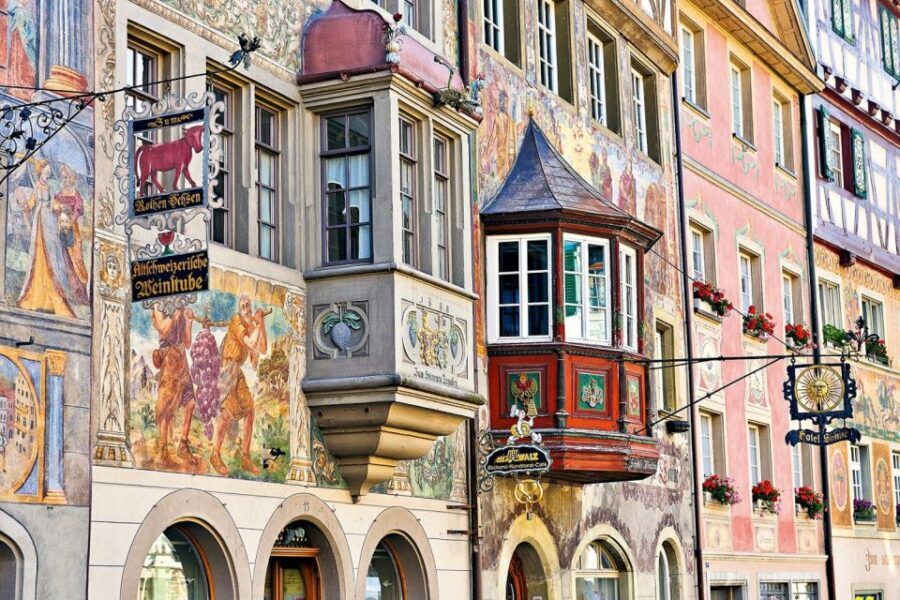 From Zurich: Stein am Rhein and Rhine Falls - Stein am Rhein old town: guided frescoes and half-timber streets