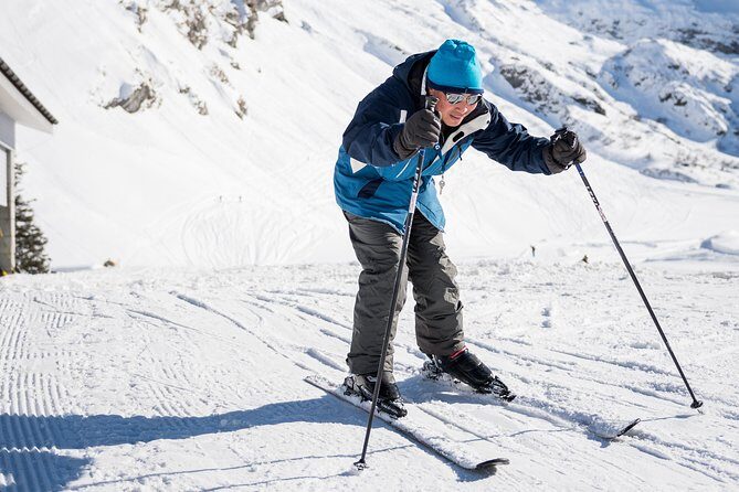 Mt. Titlis First Time Ski Experience from Zurich - Trübsee Snow Park: how first-timers actually learn here