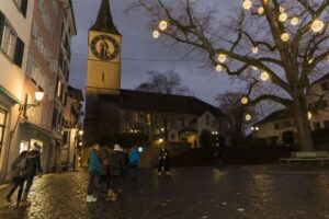 Walking Tour with the Night Watchman - Meeting at Lindenhof and settling into the pace