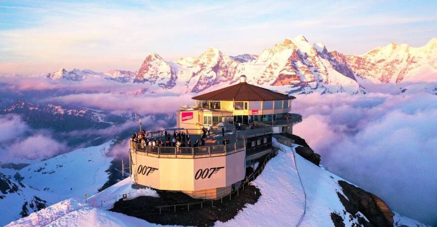 Zurich: Day trip to Schilthorn, Thrill Walk, and Bond World - Schilthorn cable car: the fast route to altitude